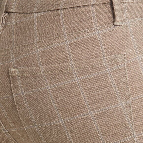 FRAME denim Le Crop High Waist Mini Bootcut Jeans NWT beige check $248 30 - Picture 3 of 6